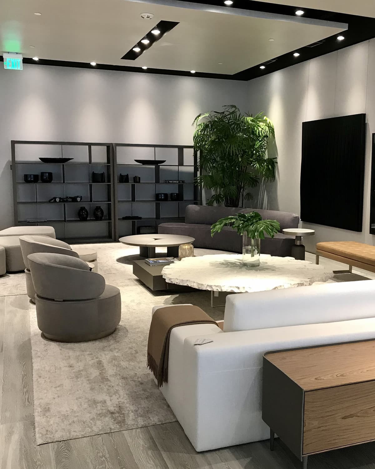 Curated living space with fine rug from Aja Rugs