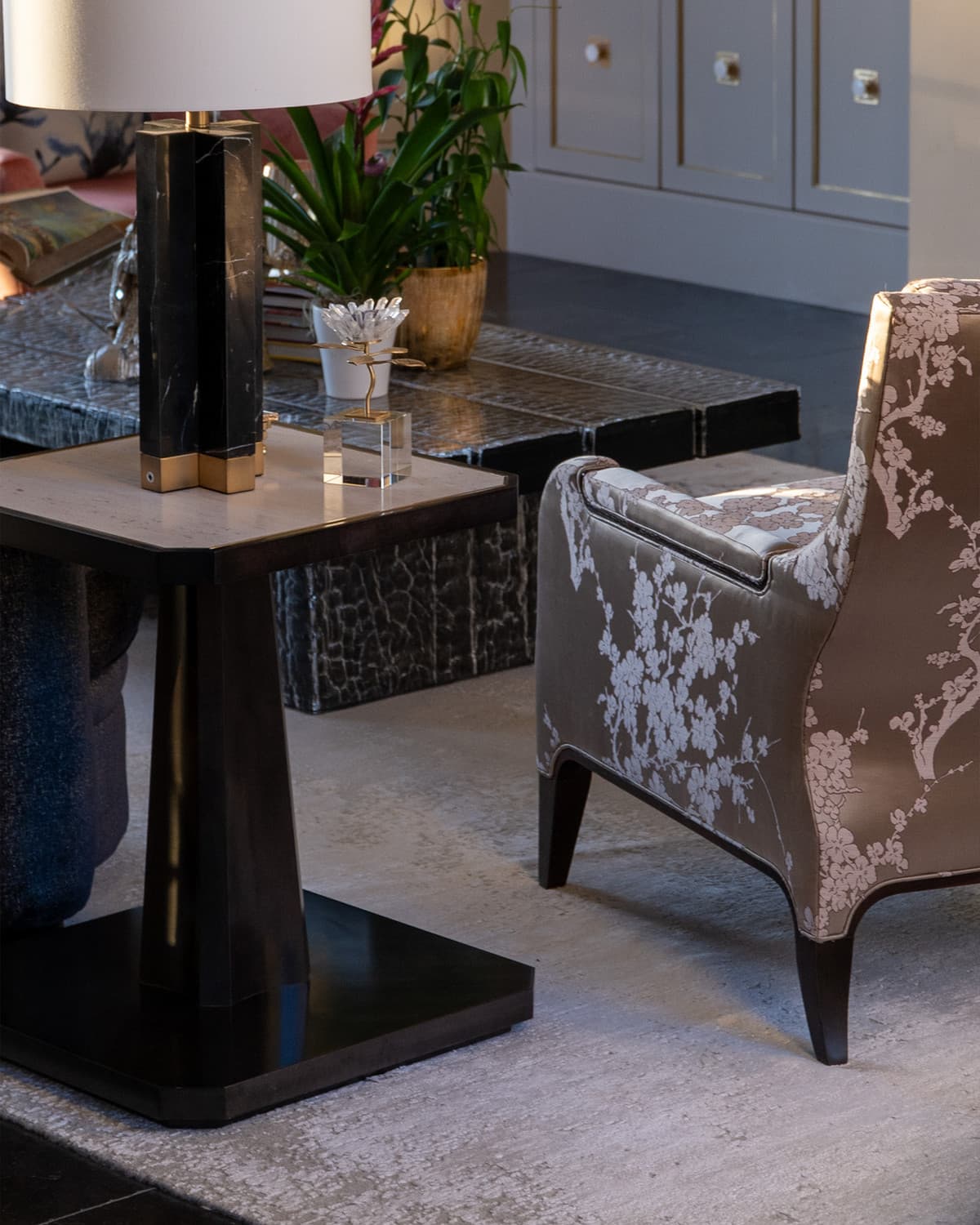 Elegant space with premium Aja Rugs selection