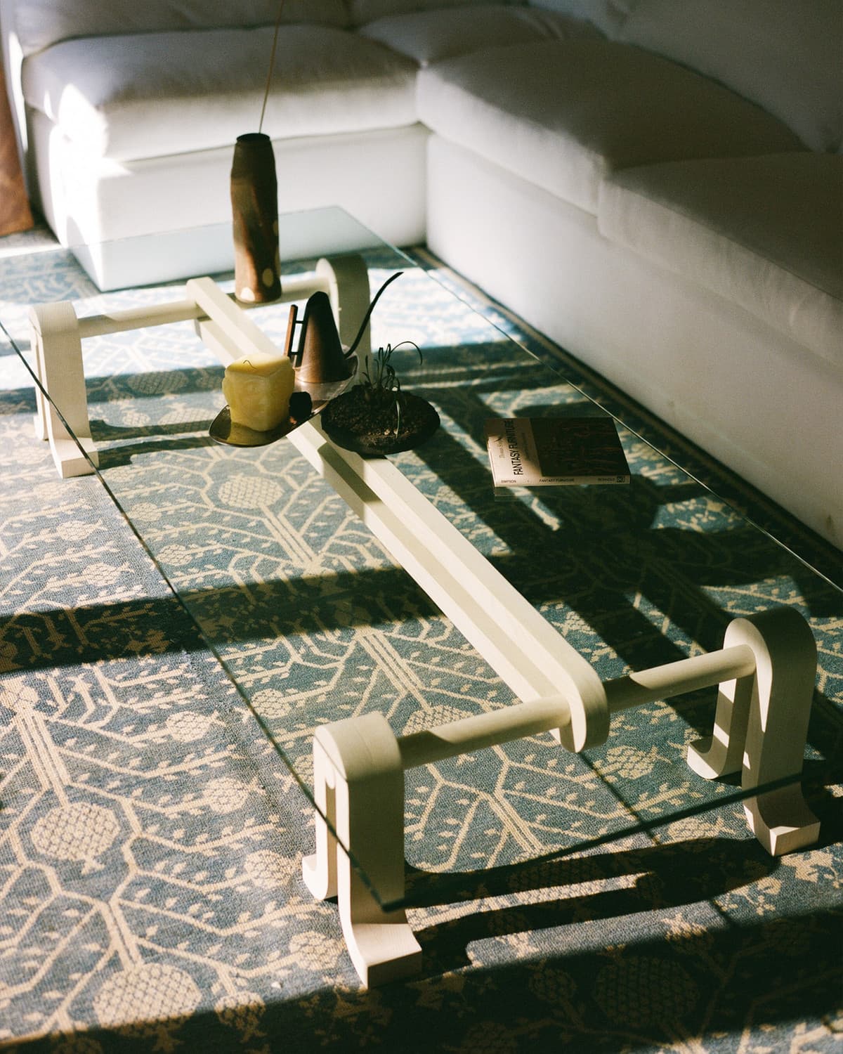 Mid-century modern room with Aja Rugs Persian rug