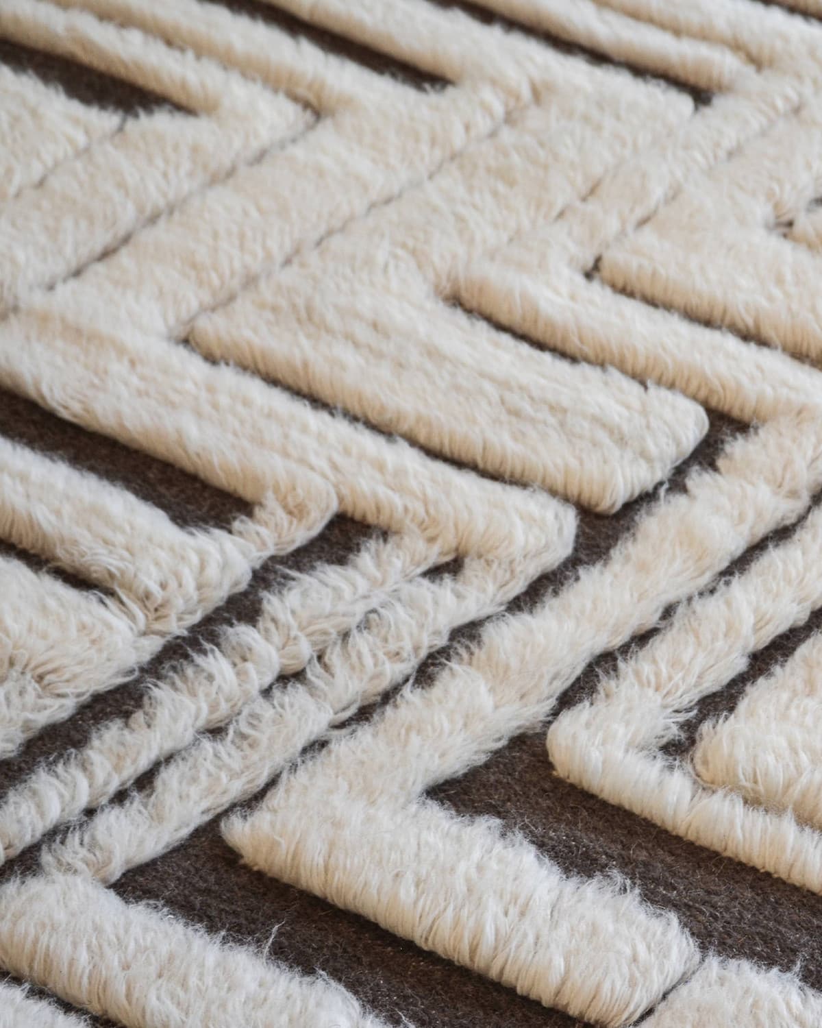 Contemporary space featuring Aja Rugs craftsmanship