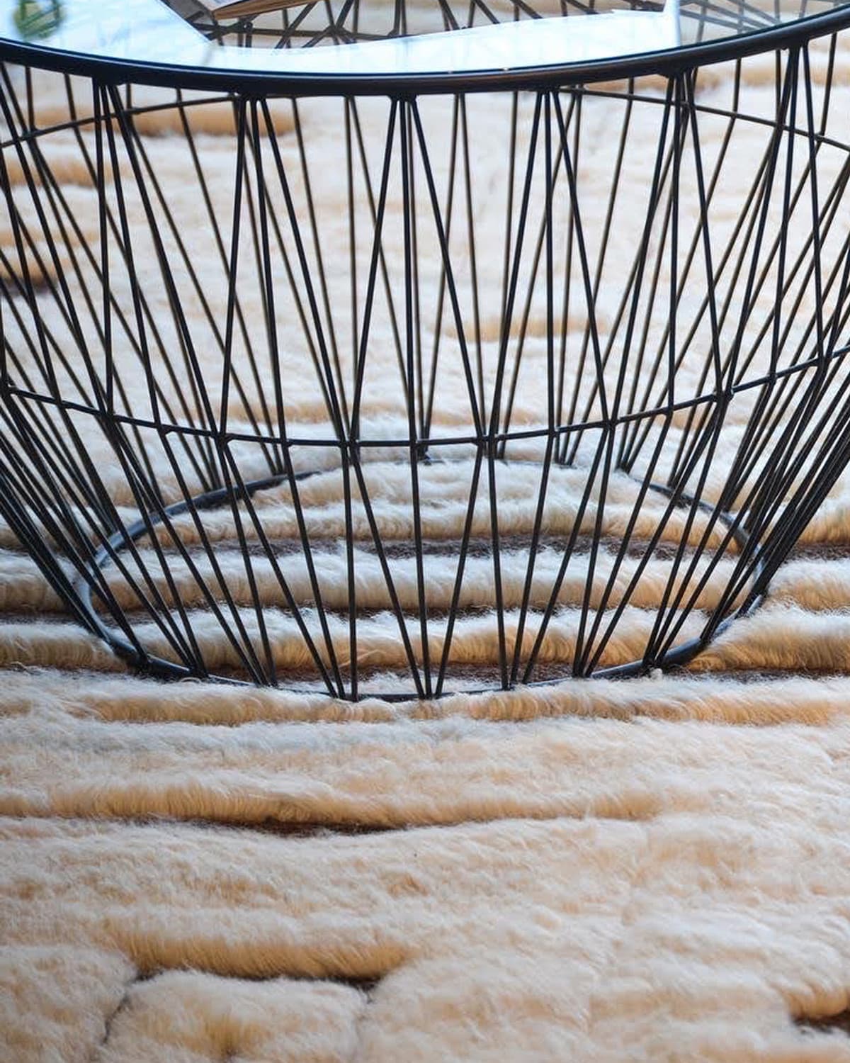 Luxury interior with handwoven rug from Aja Rugs